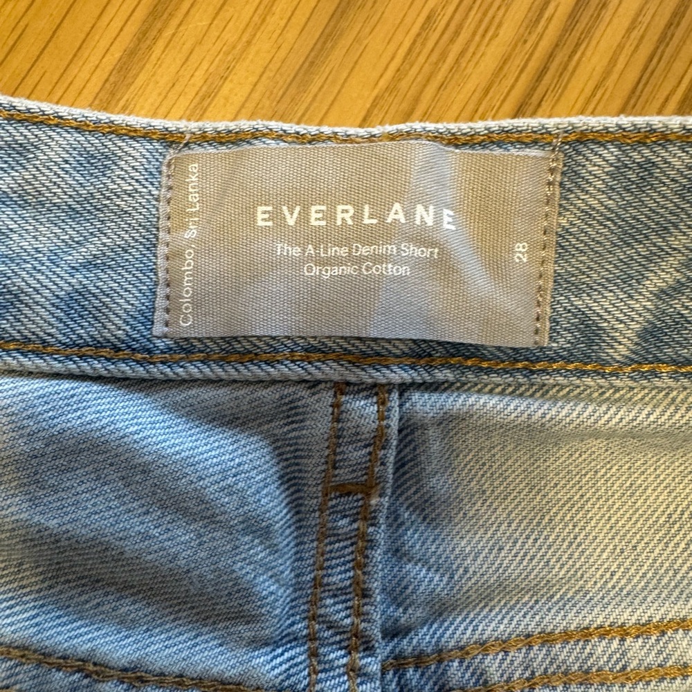 Everlane Blue Denim Shorts